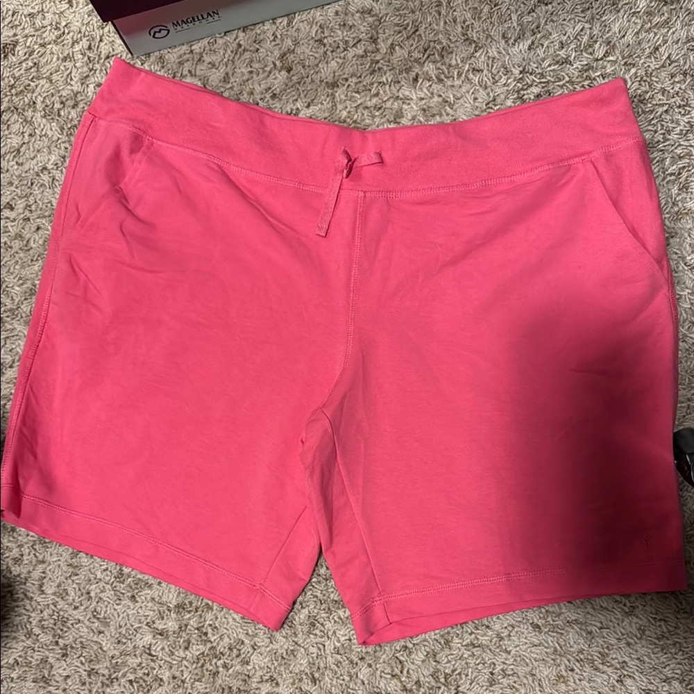 Danskin Now Pink Bermuda Shorts Relaxed Fit